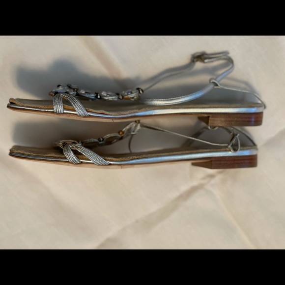 Rene Caovilla Rhinestone Evening Shoes - Picture 3 of 3